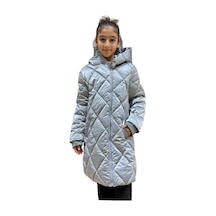 Benitto Kids Kız Çocuk Kapüşonlu Kaban 51329 Gri