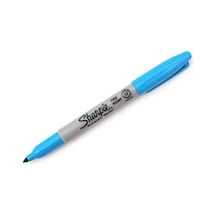 Sharpie Permanent Marker Kalem Fine Uç Turkuaz Mavi
