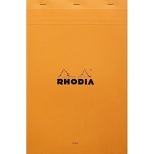 Rhodia Classic Üstten Zımbalı A4 Çizgili Defter Orange 19600c