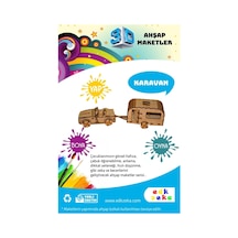 Ahşap Maket Karavan Boya Ve Fırça