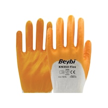 Beybi Kn350 Nitril Kaplı Örme Eldiven No:10