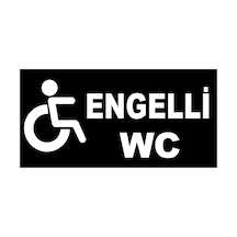 Engelli Wc Levhası 15x30 Dekota Vt-blm065-1-b