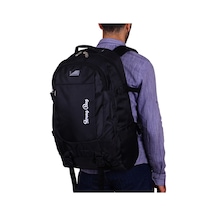 Strong Bag Strong Büyük Boy Seyahat Sırt Çantası- 17-18.4 İnch Laptop Bölmeli Str001 Siyah
