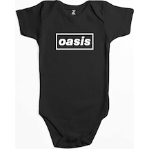Zepplin Giyim Oasis Text Siyah Bebek Body Zıbın