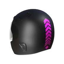 2 Adet Sport Kask, Araba Ayna Gül Pembesi Kask Sticker Çınar Extreme
