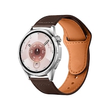 Huawei Watch Gt6 46mm İle Uyumlu Premium Classic Deri Görünümlü Kordon