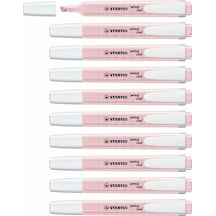 Stabilo Fosforlu Kalem Swing Cool Kalem Tipi Pastel Pembe 275/129 10'lu Pembe