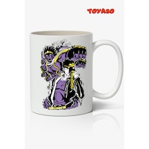 Jojo's Bizarre Adventure Anime Temalı Beyaz Kupa Bardak Sevgiliye Arkadaşa Hediye Beyaz