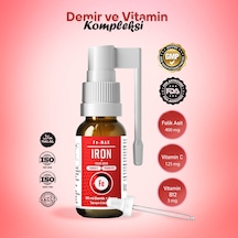 Fe-Max Fe + Folic Acid + B12 + Vitamin C Damla ve Sprey 20 ML