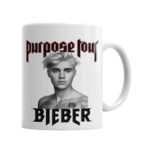 Justin Bieber Purpose Tour Kupa Bardak Porselen Karışık