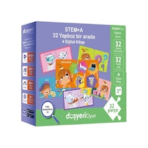 Stem A 32 Parça Yapboz Mor