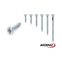 Akdeniz Sunta Vidası 6,0x90 Çinko 5 Paket 500 Adet