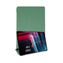 Mey İthalat iPad Uyumlu  Air 5 2022 Kılıf Tablet Smart Kılıf - Koyu Yeşil Tablet Kılıfı