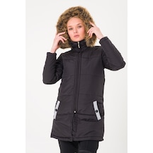 Barbora Kışlık Kürk Yaka Şişme Kadın Mont 7112S Barbora Kışlık Kürk Yaka Şişme Kadın Mont 7112S