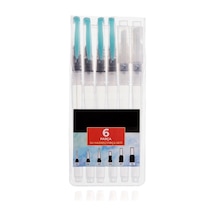 Waterbrush Su Hazneli Fırça Seti 6 Farklı Kalınlık