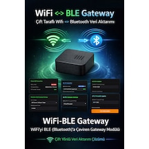 Wi-fi & Ble Gateway Modülü Şeffaf Veri Aktarım Köprüsü