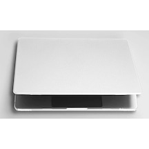 Apple Uyumlu MacBook Pro 13.3 M2 Çip 2022 A2338/a2686 Mat Beyaz Karbon Kapak Koruma Ultra Ince Kılıf