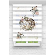 Perdeoutlet38 Baskılı Renkli Kuşlar Dijital Baskılı Zebra Perde-cocuk Odası-stor Perde Model:pz-2556 Çok Renkli