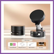 Bezos Mıknatıslı Katlanabilir Telefon Tutucu - Torpido Ve Cam Uyumlu Bzoshb