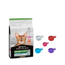 Purina Pro Plan Somonlu Kısırlaştırılmış Kedi Maması 3 KG + Mama Ve Su Kabı