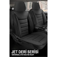 Chevrolet Agile 1.4 Econo.flex 102 Hp Easytronic 2015 Uyumlu Jet Deri Siyah Oto Kılıfı Tam Set