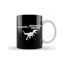 Distanceraptor Timeraptor Velociraptor Dinosaur Kupa Bardak Porselen Karışık