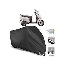 Hero Dash Lx 110 Motosiklet Branda (Bağlantı, Kilit Uyumlu)-Siyah (457218767)-Arka Çanta Uyumlu Branda-Tokalı