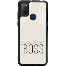 Tcl 20e Lady Boss Tasarımlı Glossy Telefon Kılıfı Çok Renkli