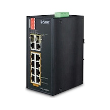 Planet Pl-ıfgs-1022hpt 8 Port 10/100tx Poe 2 Port 1000base-sx/lx/bx Sfp 240w Poe+ Switch