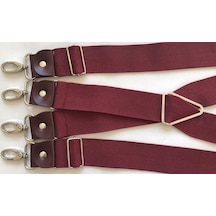 Kancalı Bordo Pantolon Askısı 4 Kancalı