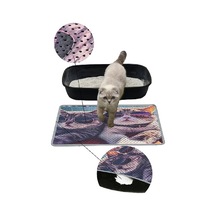 Kar Mat Kedi Tuvaleti Paspası Delikli Kedi Kumu Paspası Gözlüklü