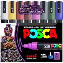 Uni Posca 1.8-2.5 Subazlıpostermarkörükoyurenk 8li