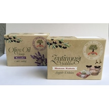 Karakılıç Doğal El Yapımı Lavantalı + Hamam Kokulu Zeytinyağı Sabunu 120 G