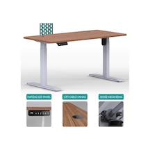 Karr Office O-Flex O1B6 Tek Motorlu Elektrikli Yükseklik Ayarlı Masa - 160X80 - Bambu/B Bambu