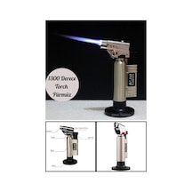 Metal Kasa Torch Pürmüz 1300 Derece Isı Tabancası Aşcı Pürmüzü Siyah