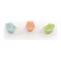Mey İthalat 5210 Oyuncak Banyo Oyuncağı Tekneler 3lü Set Renkli