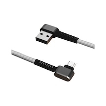 Konfulon S73 Micro USB Kablo 1M 2.1A - Beyaz