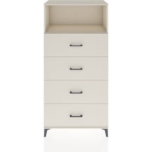 Hyperion Dolap Tek Raflı 4 Çekmeceli 88x44x182 Aytaşı-aytaşı Aytaşı