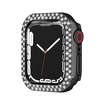 Watch 42mm Taşlı Kasa - Siyah İtdark10356