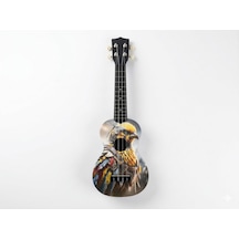 Soprano Ukulele Kanarya Desenli Kapak
