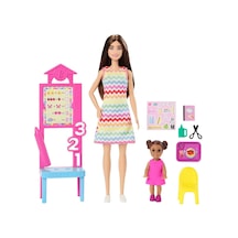 Barbie Kariyer Oyun Seti Öğretmen Bebek Jcr76