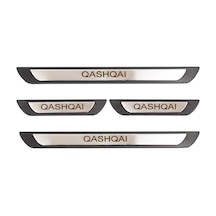 Nissan Qashqai Uyumlu Kapı Eşiği Krom Abs 4 Parça