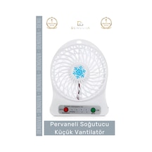 Vantilatör Masaüstü Mini Fan Şarj Edilebilir Ofis Ev Araç Araba Pervaneli Soğutucu Küçük Vantilatör