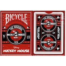 Bicycle Disney Classic Mickey Mouse Red Oyun Kağıdı Kartları