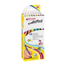 15 Funtastıcs Çocuklar İçin İnce Uçlu Keçeli Kalem 18'li Set - 1 Mm Yuvarlak Uç