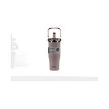 Dodge Db-24584 Çift Kullanım Pipetli/rahat İçim Pembe 1200ml Çelik Matara Diğer