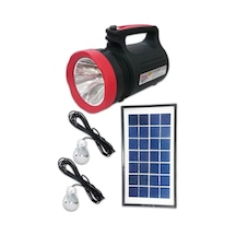 Solar Güneş Enerjili Fener Işıldak Led Ampül Wt-315 Renkli Çok Renkli
