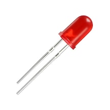 Halmet Mantar Led 5mm Kırmızı
