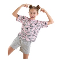 Mushi Unicorn Gang Kız Çocuk T-shirt Şort Takım