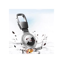 Buff Tagsafe Hooksteel Taşınabilir Anahtarlık Darbeye Dayanıklı Metal Askılı Airtag Kılıf Gümüş Belirtilmemiş